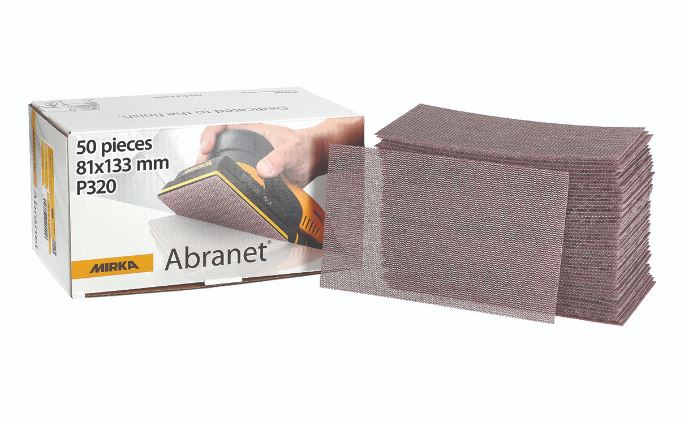 Mirka Abranet Schleifstreifen, Gitternetz