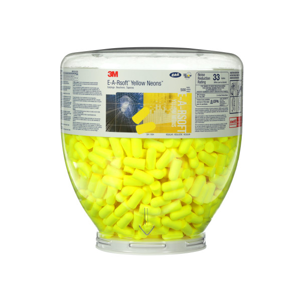 3M EARsoft Yellow Neons Einweg-Gehörschutzstöpsel