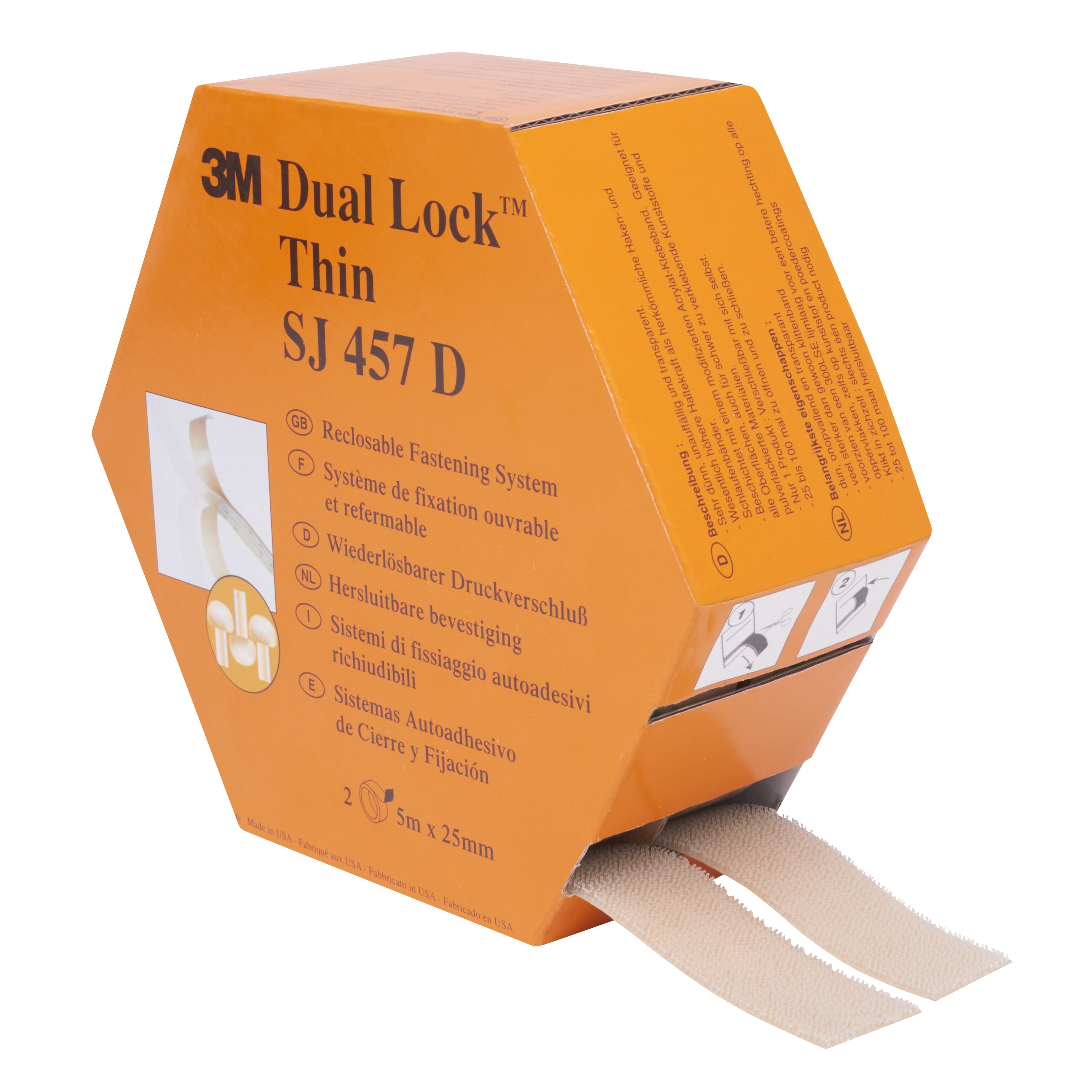 3M SJ-457D Dual Lock Druckverschluss 3M SJ-457D Dual Lock Druckverschluss
