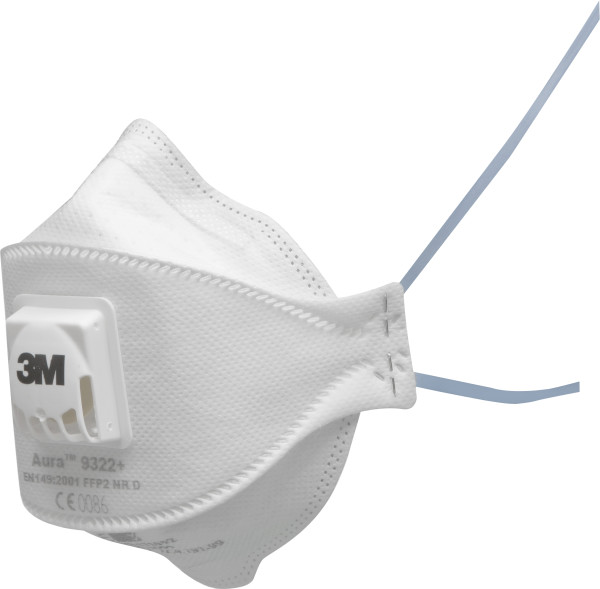 3M 9322 Partikelmaske FFP2 Bulkare mit Ventil 