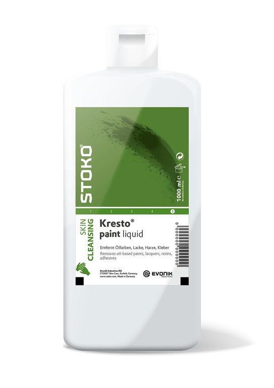 Hautreinigung Kresto paint liquid parfümiert Flasche