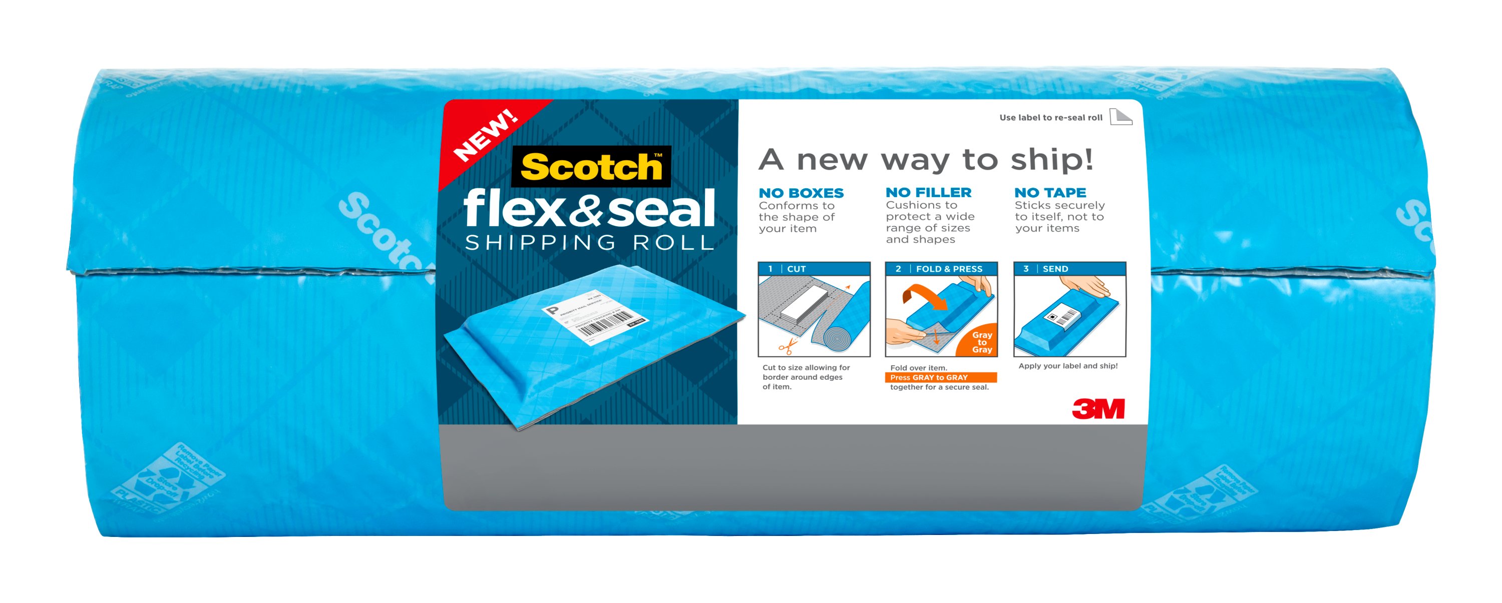 3M flex & seal Shipping Roll, 6m