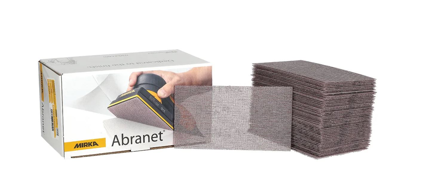 Mirka Abranet Schleifstreifen, Gitternetz 70mm x 125mm  Mirka Abranet Schleifstreifen, Gitternetz 70mm x 125mm