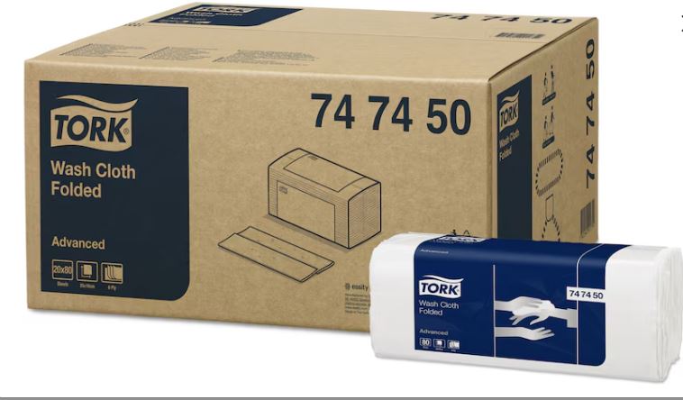 Tork Waschlappen Advanced gefaltet 19x25cm hochweiss