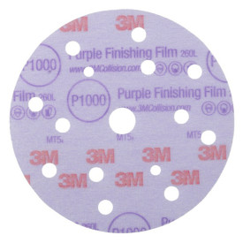 3M Hookit Purple 260L Schleifscheibe 15-fach gelocht
