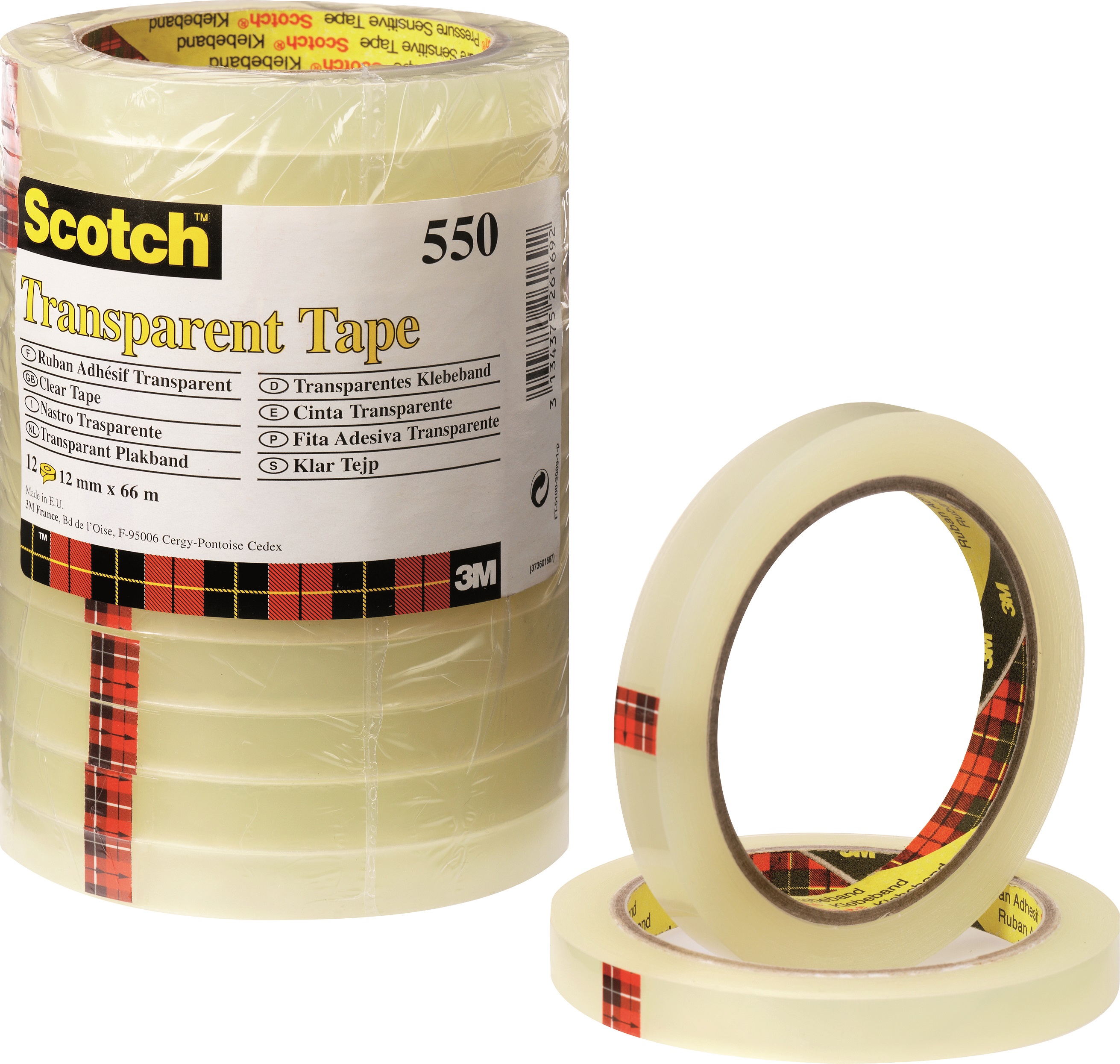 3M 550 Polypropylen-Klebeband reissfest