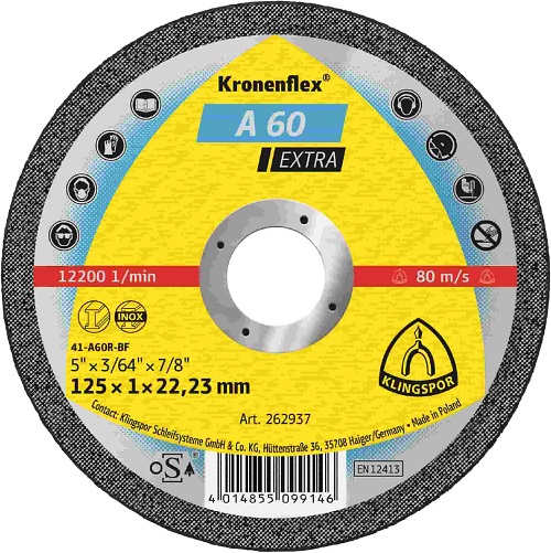 Klingspor A 60 Extra Kronenflex Trennscheibe
