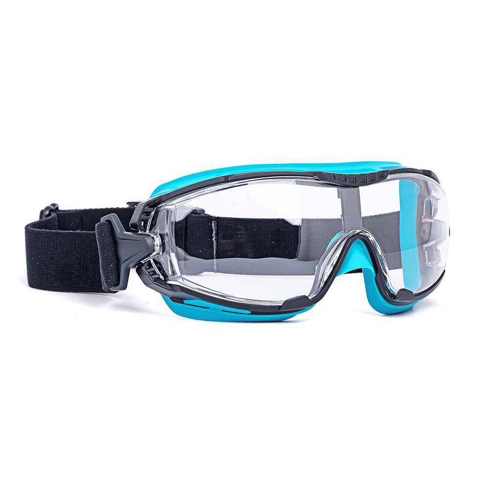 Vollsichtbrille Defendor schwarz/türkis beschlagfrei klar Vollsichtbrille Defendor schwarz/türkis beschlagfrei klar