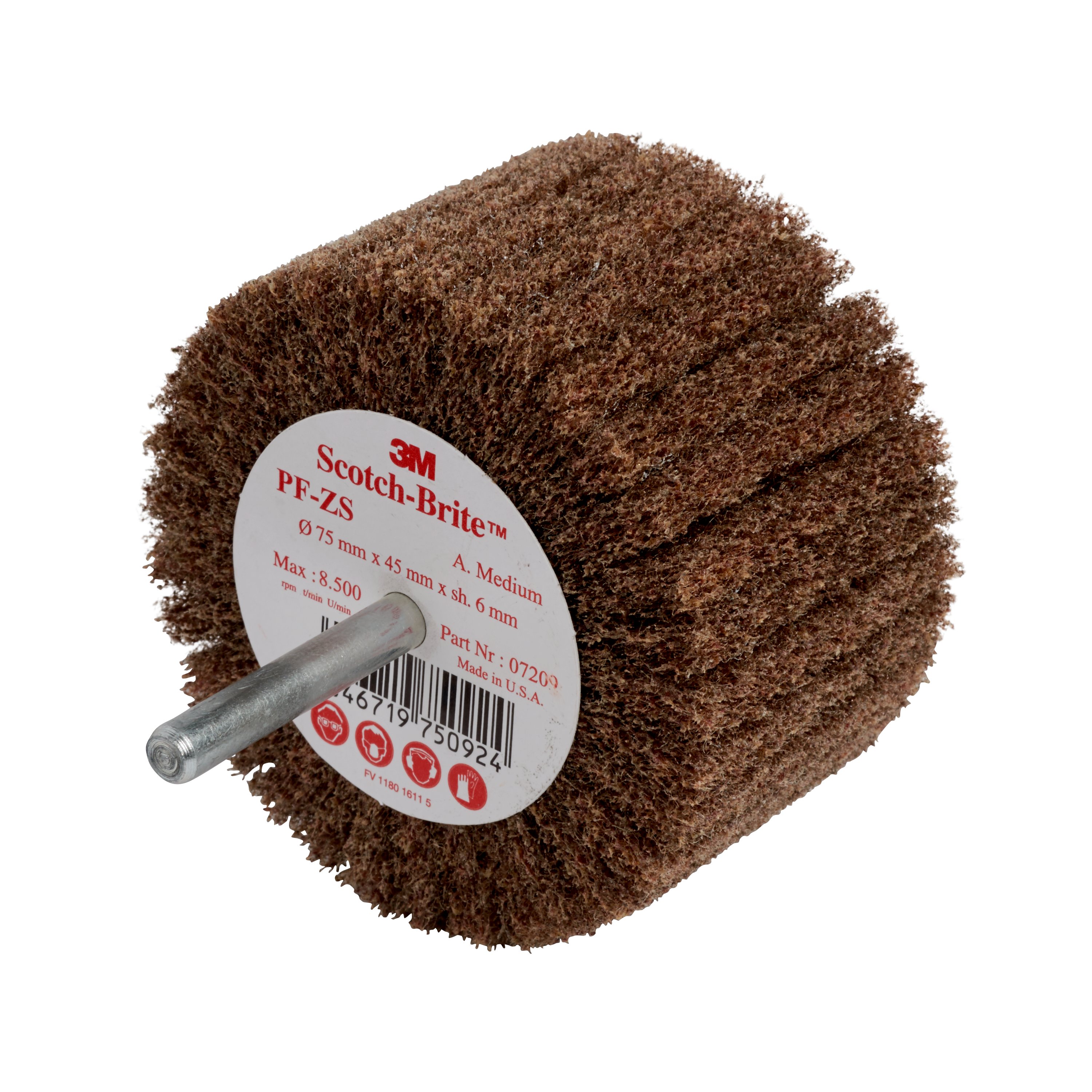 3M FF-ZS Bürste mit 6mm Schaft
