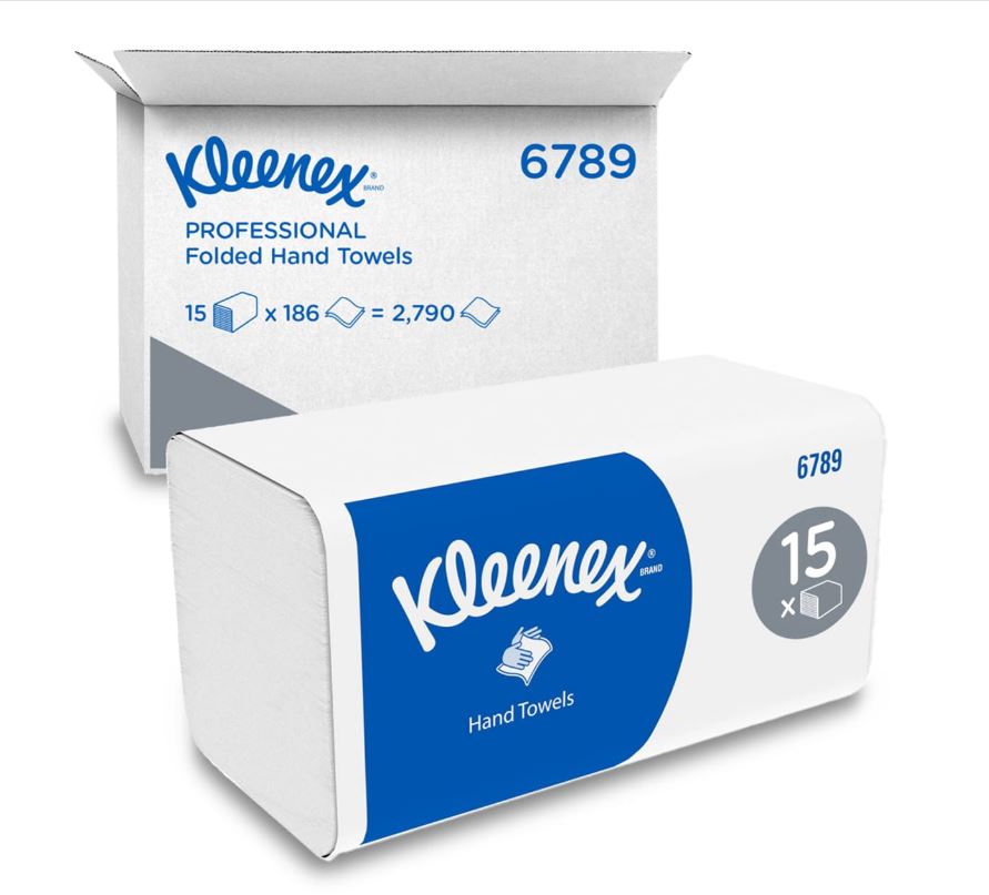 Kleenex Papierhandtücher mit Interfold-Faltung 6789