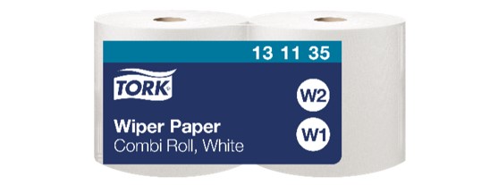 Tork Chiffon en papier multi-usage 131135 blanc W1/W2