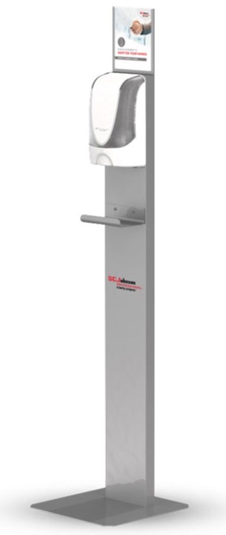 Spendersäule SC Johnson Professional Silber